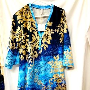 Noracaor Dopamine V-neck dress